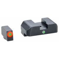 AmeriGlo GL203 i-Dot Night Sight Fits Glock 20/21 Tritium Green w/Orange Outline Front Tritium Green w/White Outline Rear