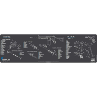 MAGNUM 14X48 3mm PROMAT FOR AR15/GLOCK SCHEMATIC COMBO MAGNUM XXL CHAR GRY