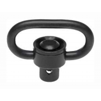 Troy Ind SMOUSSQ00BT00 SSQD Swivel 1 Quick Detach/Push Button Black Stainless Steel