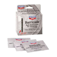 Birchwood Casey 33025 Barricade Take Along Wipes Multi-Caliber 25 Per Box