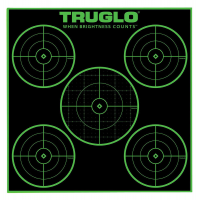 TRU TG-TG11A25 TARGET 5-BULLSEYE 12X12 25PK