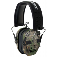 Walkers GWPRSEQMCMO Razor Slim Quad Polymer 23 dB Over the Head Camo Ear Cups w/Black Band