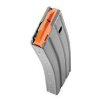 C Products Defense Inc 3023002178CP DURAMAG  223 Rem,5.56x45mm NATO,300 Blackout AR-15 30rd Gray w/Orange Follower 6061-T6 Aluminum