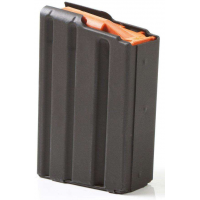 ASC AR15 MAGAZINE .223 BLK ALUM W/ORANGE FOLLOWER 10/RD