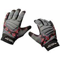 BRO TACT-GLOVE-GRY/BLK/RD-S TACT GLOVE B/G/R SM