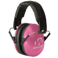 Walkers GWPYWFM2PNK Folding Muff Youth & Women Polymer 27 dB Over the Head Pink Ear Cups w/Black Band