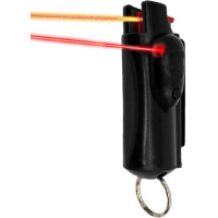 Guard Dog PSGDAFOC181BK AccuFire  OC Pepper Spray with Laser Sight  Black