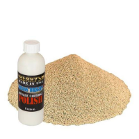 Berrys 73743 Brass Polishing Kit  8oz Bright Brass, 6lbs Corn Media