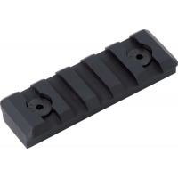 TIMBER CREEK OUTDOOR INC M5SPRBL M-Lok Picatinny Rail  AR-Platform 5-Slot Black Hardcoat Anodized