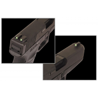 Truglo TG231G2 Brite-Site Tritium Night Sights Compatible w/Glock 20,21,25,28-32,37,40-41 Square Green Green Black