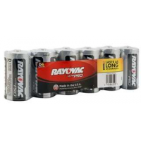 RAY-O-VAC ALKALINE BATTERY D 6PK