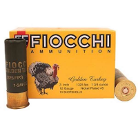 FIOCCHI GOLDEN TURKEY AMO 12GA 3 IN 1 3/4 OZ #5 1325FPS 10-RD ( 10 BOXES PER CASE )