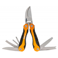 Accusharp 085C Sportsman's Multi-Tool Black/Orange Plain Folding