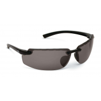 Walkers GWP-SF-8261-SM Premium Safety Glasses 8261 Polycarbonate Smoke Gray Lens w/Black Frame