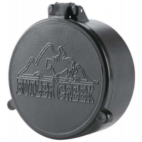 Butler Creek 34647 Multi-Flex Flip-Open Scope Cover Objective Lens 61.70-62.50mm Slip On Polymer Black