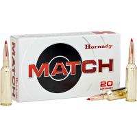 Hornady 82180 Match  300 Win Mag 195 gr Extremely Low Drag-Match Rifle Ammunition 20 Rd BOX