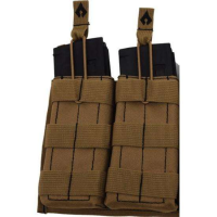 AWS AROTTMP-TN OPENTOP DBL MAG POUCH TAN