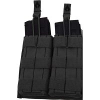 OPEN TOP DOUBLE MAG POUCH BLACK