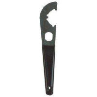 Outdoor Connection BTNW28197 M4  Buffer Tube Nut Wrench Steel with Rubber Black Handle