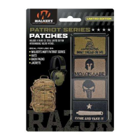 Walkers GXPPATKIT Patriot Muff Patch Kit Come & Take It Version Velcro