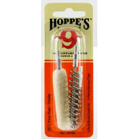 Hoppes 1451BK Brush/Swab Kit Pistol 357 Mag, 9mm Pistol Bronze, Cotton, Stainless Steel Brush 3 Per Pack