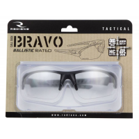 Radians CSB1021BX Bravo Glasses Polarized Polycarbonate Clear Lens w/Black Frame