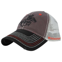 Light Grey/Black Cap Mesh Back w/Winchester Logo Flat Stitched