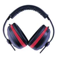 Radians SL0130CS Silencer Earmuffs NRR 26dB Red/Black