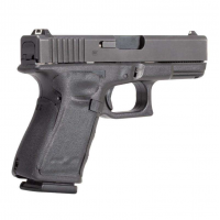 Glock 17, 17MOS, 22, 31, 34, 34MOS, 35, 35MOS - Wrapter Rubber Adhesive Grip - Grain Texture - Black - Small Frame Full Size Generation 4 Small Backstrap