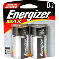 ENER MAX BATTERIES D 2PK