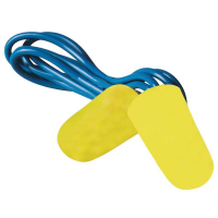 Peltor 97081 Blasts Corded Earplugs Foam 32 dB Yellow Ear Buds w/Blue Cord 2 Pair