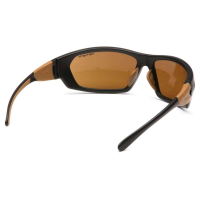 Pyramex FF Heavy Duty Safety Glasses Blk-Tan Frame/Sandstone Brnz Lens