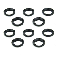 AR15/.223 MUZZLE BRAKE CRUSH WASHER/STEEL BLACK 10 PCS