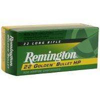 Remington Ammunition 1622 Golden Bullet  22 LR 36 gr Plated Hollow Point 50 Bx/ 100 Cs