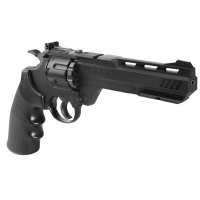 Crosman CCP8B2 Vigilante Air Revolver CO2 177 Pellet,177 BB 10rd Pellet, 6rd BB Black Frame Black Polymer Grip