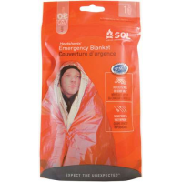 Adventure Medical Kits 01401222 SOL Emergency Blanket Orange w/Silver Lining