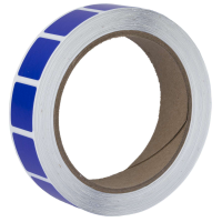 ACTION TARGET INC PAST/TXBL Square Target Pasters  7/8 1000 Per Roll Blue