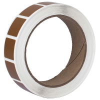 ACTION TARGET INC PAST/BR Square Target Pasters  7/8 1000 Per Roll Brown