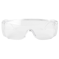 Radians CV0010 Coveralls Shooting Glasses Polycarbonate Clear Lens w/Clear Frame