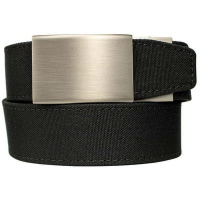 Nexbelt Torque Nylon Belt, 1.5 Wide, Pewter Buckle, Up to 50 Waist, Black