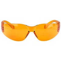 Walkers GWP-WRSGL-AM Shooting Glasses Clearview Polycarbonate Amber Lens w/Amber Frame