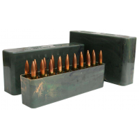 MTM AMMO BOX MEDIUM RIFLE 20-ROUNDS SLIP TOP STYLE CLRED