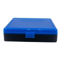 Berrys 67789 008 Ammo Box 40 S&W,45 ACP 100rd Blue Lid w/Black Bottom