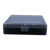 Berrys 92199 008 Ammo Box 40 S&W,45 ACP 100rd Smoke Lid w/Black Bottom