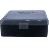 Berrys 75321 003 Ammo Box 38 Special,357 Mag 100rd Smoke Lid w/Black Bottom