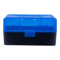 Berrys 44661 405 Ammo Box 223 Rem,5.56x45mm NATO 50rd Blue Lid w/Black Bottom