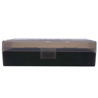 Berrys 13897 408 Ammo Box 40 S&W,45 ACP 50rd Smoke Lid w/Black Bottom