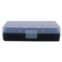 Berrys 71933 401 Ammo Box 9mm Luger,380 ACP 50rd Clear Lid w/Black Bottom