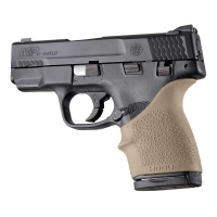 Hogue 18303 HandAll Beavertail Grip Sleeve S&W Shield 45; Kahr P9/40, CW9/40 Textured Rubber Flat Dark Earth