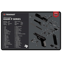 TekMat TEKR17KAHRPSRS KAHR Cleaning Mat Black Thermoplastic Fiber Top w/Vulcanized Rubber Back 11 x 17